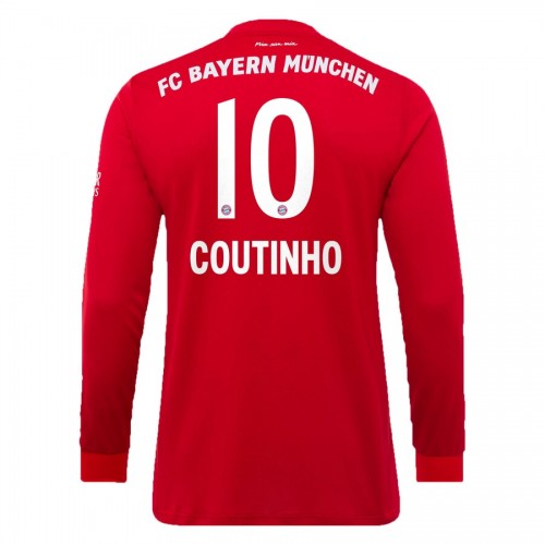 FC Bayern München Fodboldtrøjer Philippe Coutinho 10 Hjemmebanesæt 2019/20 Langærmet FC Bayern München Fodboldtrøjer Philippe Coutinho 10 Hjemmebanesæt 2019/20 Langærmet